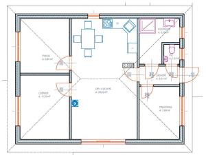 Prodej domu, Bohušovice nad Ohří - Hrdly, 69 m2