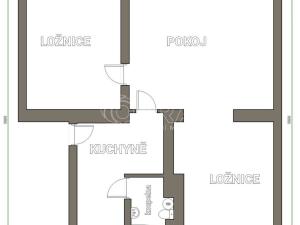 Prodej bytu 3+1, Týnec nad Sázavou - Chrást nad Sázavou, 90 m2