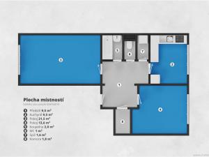 Prodej bytu 2+1, Praha - Vršovice, Kubánské náměstí, 62 m2