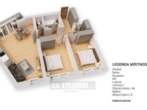 Prodej bytu 3+kk, České Budějovice, Na Zlaté stoce, 86 m2