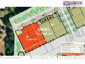 Pronájem skladu, Ostrava - Hrabová, Krmelínská, 2559 m2