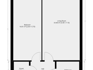 Pronájem bytu 2+kk, Praha - Vysočany, Smržových, 56 m2