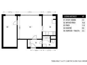 Prodej bytu 2+1, Světlá Hora - Světlá, 41 m2