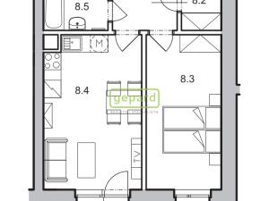 Prodej bytu 2+kk, Praha - Hostivař, Rychtáře Petříka, 48 m2