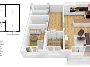 Prodej bytu 3+kk, Praha - Modřany, Plevenská, 70 m2