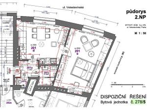 Prodej bytu 2+kk, Praha - Veleslavín, Veleslavínská, 53 m2