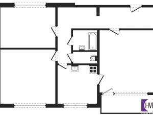 Prodej bytu 3+1, Praha - Hlubočepy, Lamačova, 77 m2