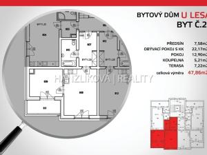 Prodej bytu 2+kk, České Budějovice - České Budějovice 2, 48 m2