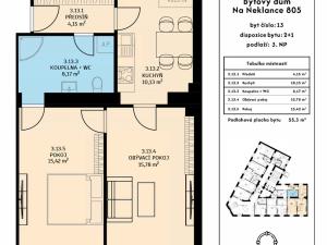 Prodej bytu 2+1, Praha - Smíchov, Na Neklance, 55 m2