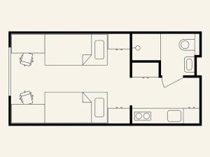 Pronájem pokoje, Praha - Holešovice, Na zátorách, 16 m2