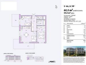 Prodej bytu 3+kk, Praha - Modřany, Československého exilu, 62 m2