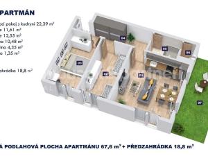 Prodej bytu 3+kk, Vrchlabí, Horská, 67 m2