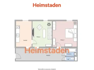 Pronájem bytu 2+1, Havířov - Město, Gorkého, 64 m2