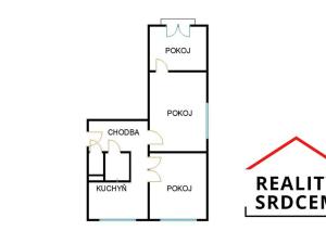 Pronájem bytu 3+1, Ostrava, Zlepšovatelů, 55 m2