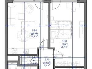 Prodej bytu 2+kk, Kutná Hora, 62 m2