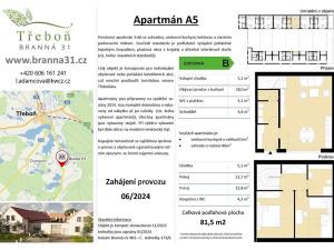 Prodej bytu 3+kk, Třeboň, 81 m2