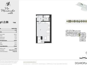 Prodej bytu 1+kk, Brandýs nad Labem-Stará Boleslav, Dřevčická, 42 m2