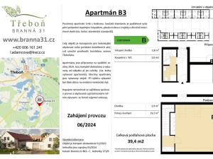 Prodej apartmánu, Třeboň, 38 m2