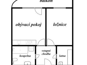 Prodej bytu 2+kk, Rajhrad, Klášterní Dvůr, 49 m2