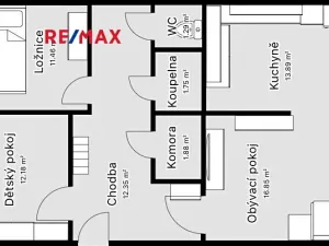 Prodej bytu 3+1, Průhonice, Na Sídlišti III, 71 m2