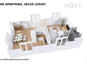 Prodej ubytování, Velké Losiny, Osvobození, 67 m2