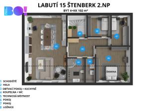 Prodej bytu 4+kk, Šternberk, 105 m2