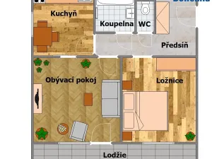 Prodej bytu 2+1, Český Brod, Kounická, 50 m2