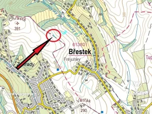 Prodej podílu pole, Břestek, 785 m2