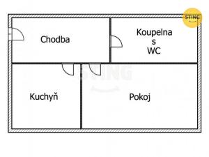 Pronájem bytu 1+1, Opava, Polanova, 32 m2