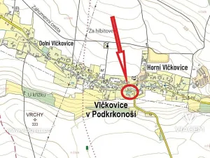 Prodej podílu pozemku pro bydlení, Vlčkovice v Podkrkonoší, 243 m2