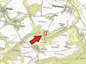 Prodej podílu lesa, Chýstovice, 485 m2