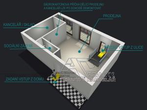 Pronájem obchodního prostoru, České Budějovice, L. B. Schneidera, 55 m2