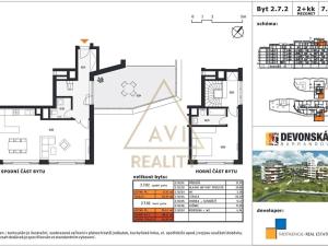 Prodej bytu 2+kk, Praha - Hlubočepy, Devonská, 88 m2