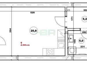 Prodej bytu 1+kk, Praha - Vysočany, Strnadových, 37 m2