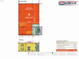 Pronájem výrobních prostor, Ostrava - Hrabová, Krmelínská, 460 m2