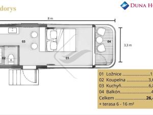 Prodej domu na klíč, Krupá, 26 m2