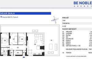 Prodej bytu 4+kk, Praha - Troja, Vřesová, 118 m2