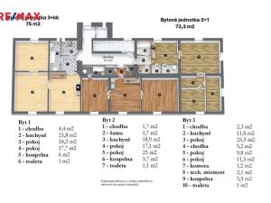 Prodej bytu 3+1, Choustníkovo Hradiště, 73 m2