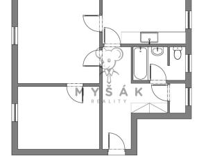 Pronájem bytu 2+1, České Budějovice - České Budějovice 3, Otakarova, 55 m2