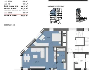 Prodej bytu 3+kk, Šlapanice, 92 m2