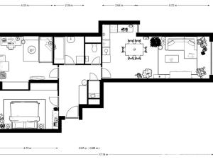 Pronájem bytu 3+kk, Praha - Chodov, Divišovská, 78 m2