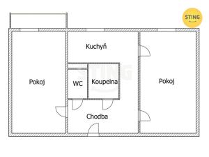 Prodej bytu 2+1, Přerov, U Tenisu, 58 m2