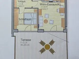 Prodej bytu 2+kk, Bad Kleinkirchheim, Rakousko, 43 m2