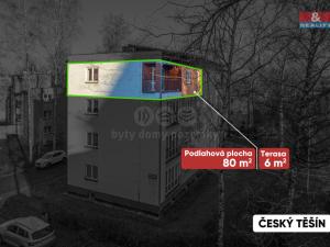 Prodej bytu 3+kk, Český Těšín, Sídliště ONV, 80 m2