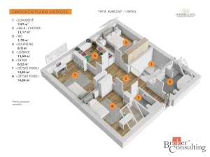 Prodej rodinného domu, Ořech, 161 m2