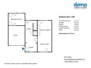 Prodej rodinného domu, Kunštát, Sportovní, 130 m2