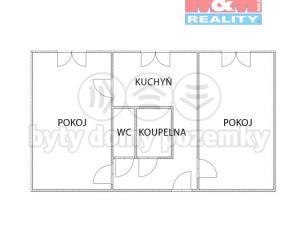 Pronájem bytu 2+1, Chomutov, Pod Břízami, 60 m2