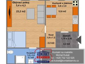 Prodej bytu 1+1, České Budějovice - České Budějovice 3, J. Plachty, 59 m2