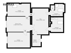 Pronájem bytu 3+1, Praha - Smíchov, Lesnická, 111 m2