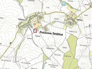 Prodej podílu pole, Počenice-Tetětice, 930 m2